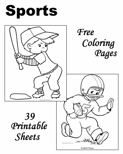 free sports coloring sheets free printable football coloring pages for kids best sheets sports coloring free 