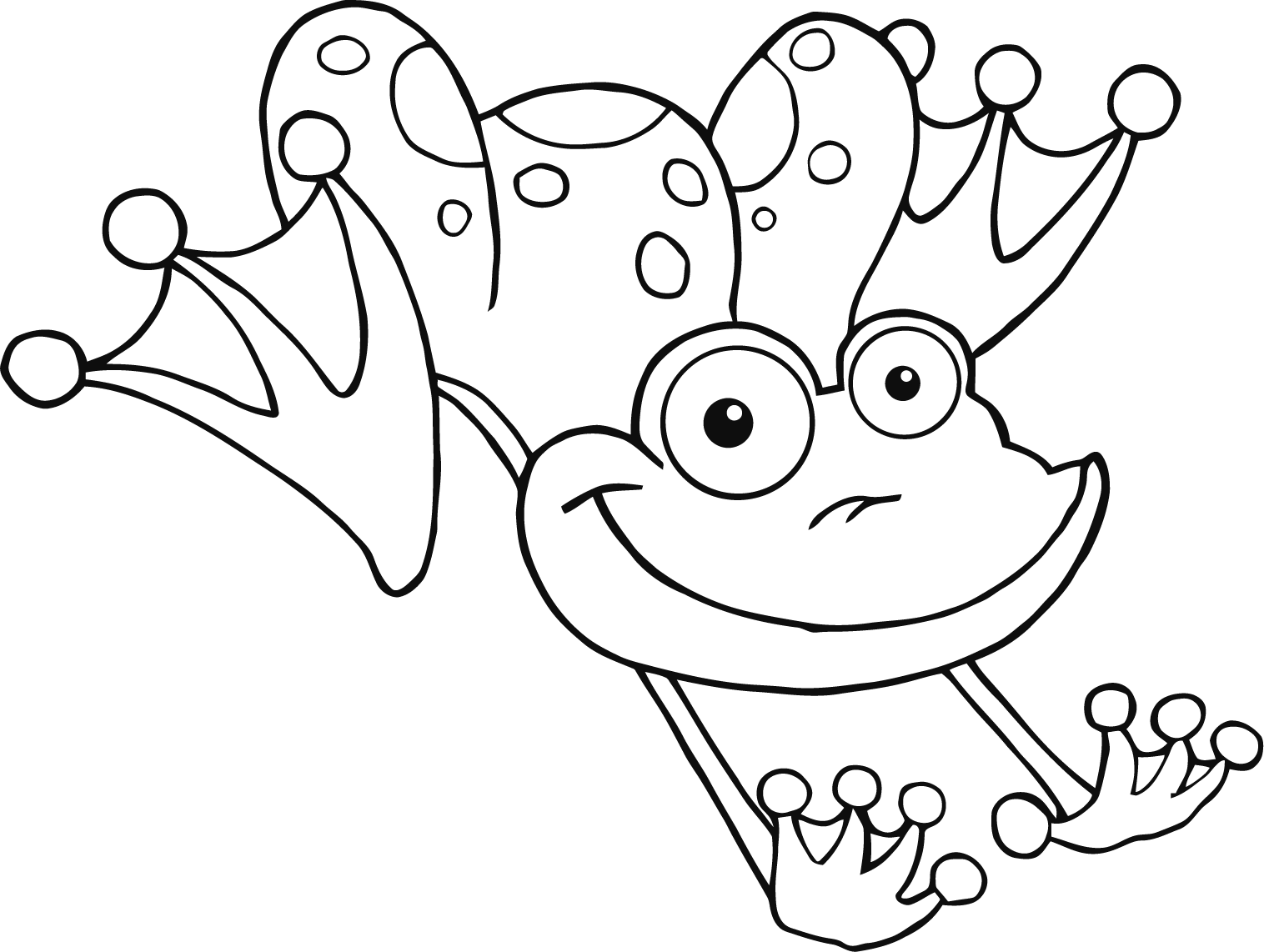 frog to color downloads printable frog coloring pages 56 on for kids to frog color 