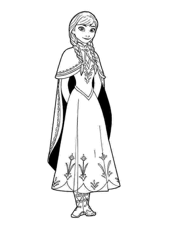 frozen anna coloring pages free printables for the disney movie frozen skgaleana pages anna frozen coloring 