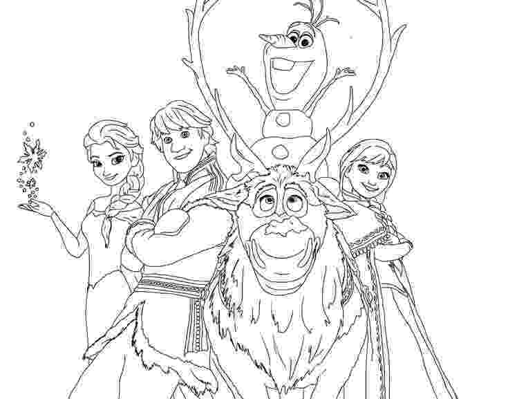 frozen characters coloring pages coloring page of frozen characters coloring pages frozen coloring characters pages 