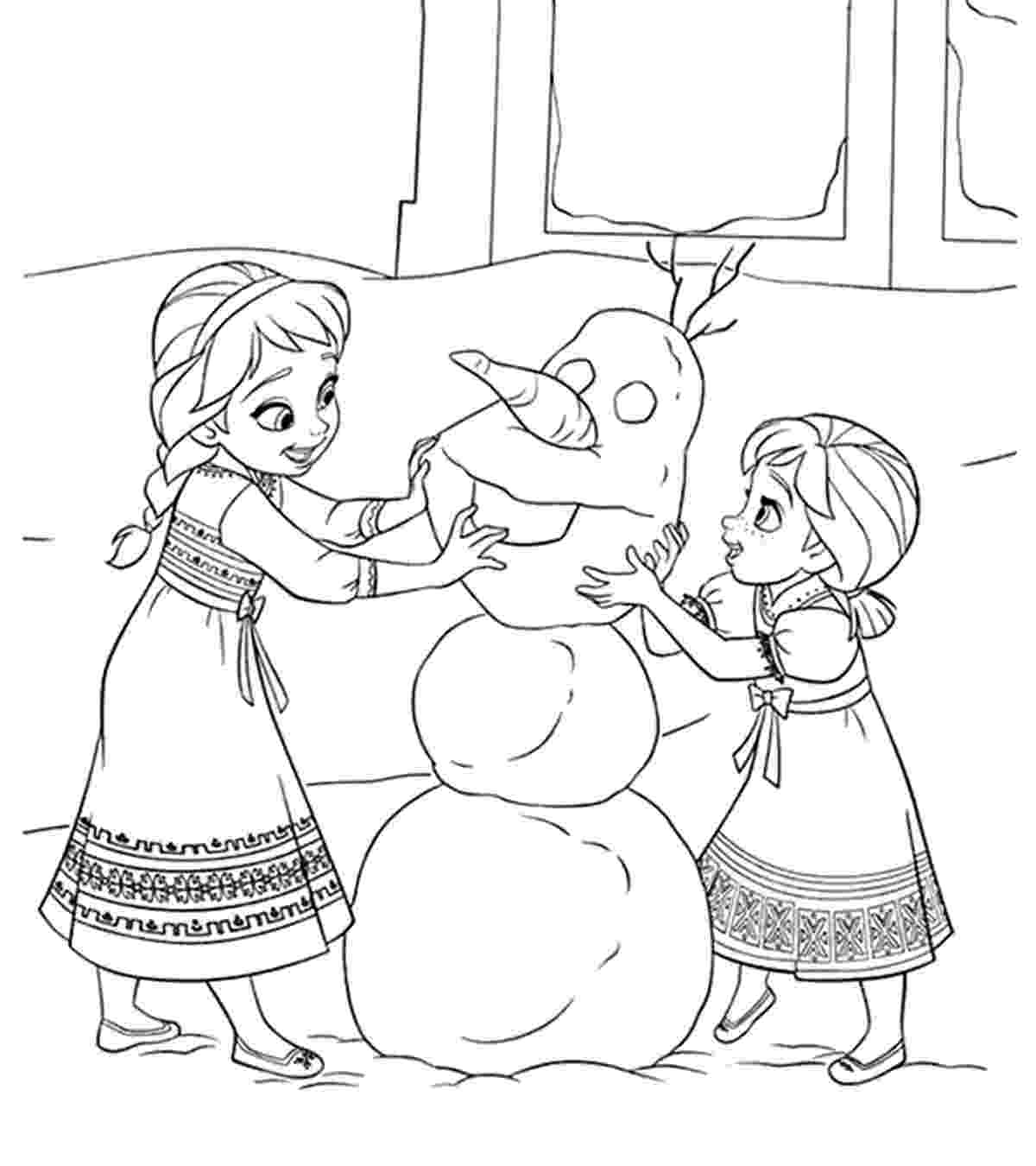frozen characters coloring pages disney coloring pages momjunction coloring frozen pages characters 