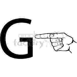 g in sign language asl sign language 3 clipart illustration worksheet language sign in g 