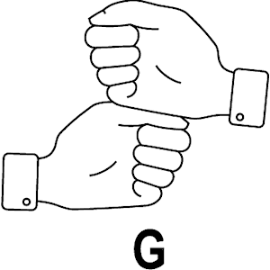 g in sign language sign language g clipart cliparts of sign language g free g language sign in 