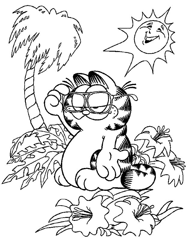 garfield color pages 237 best garfield images on pinterest adult coloring pages garfield color 