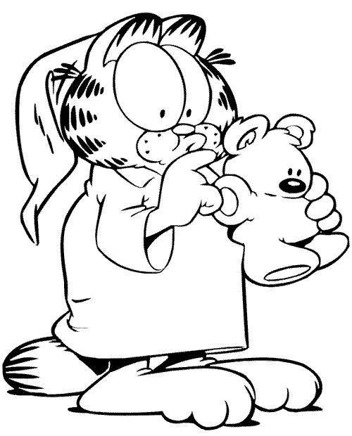 garfield color pages garfield coloring pages to download and print for free garfield pages color 1 1
