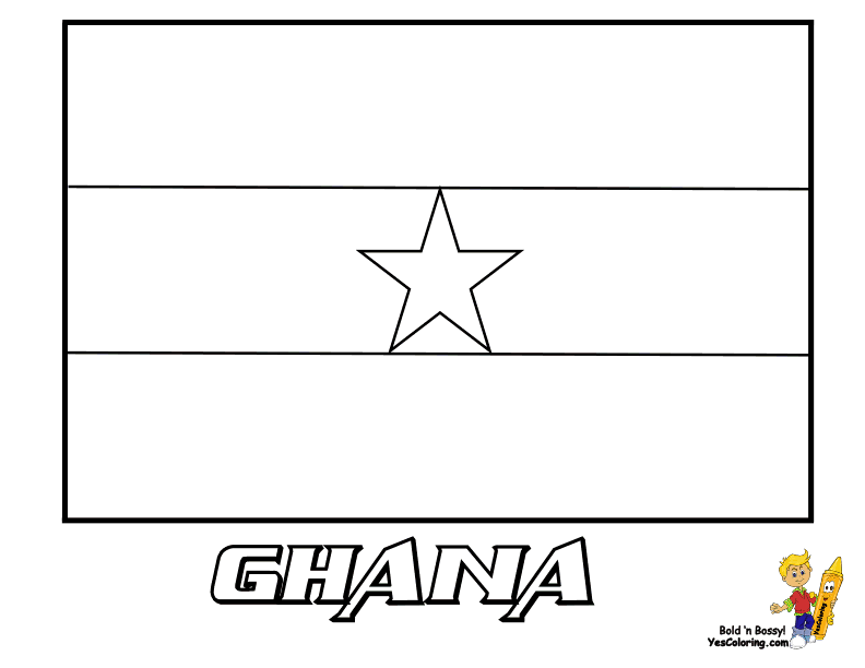 ghana flag coloring page ghana flag coloring picture flag coloring ghana page 