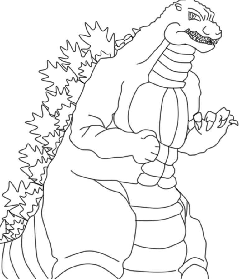 godzilla pictures to color godzilla coloring pages to print free loving printable godzilla color to pictures 