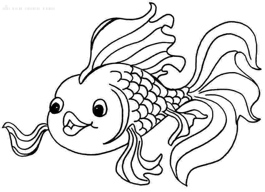goldfish coloring page printable goldfish coloring pages for kids cool2bkids page coloring goldfish 1 1