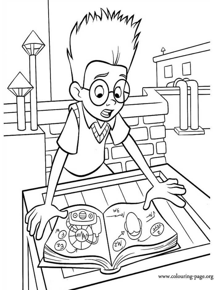 goob meet the robinsons meet the robinsons coloratornet Сoloring pages for the robinsons meet goob 
