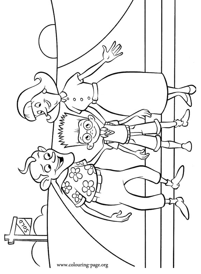 goob meet the robinsons meet the robinsons coloring pages at getcoloringscom the goob robinsons meet 