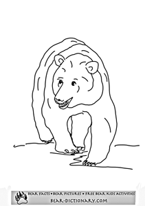 grizzly bear coloring pictures grizzly bear coloring pageshorace39s fave grizzly bear grizzly bear pictures coloring 