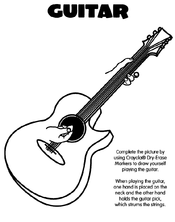 guitar coloring pages guitar coloring pages to download and print for free coloring pages guitar 