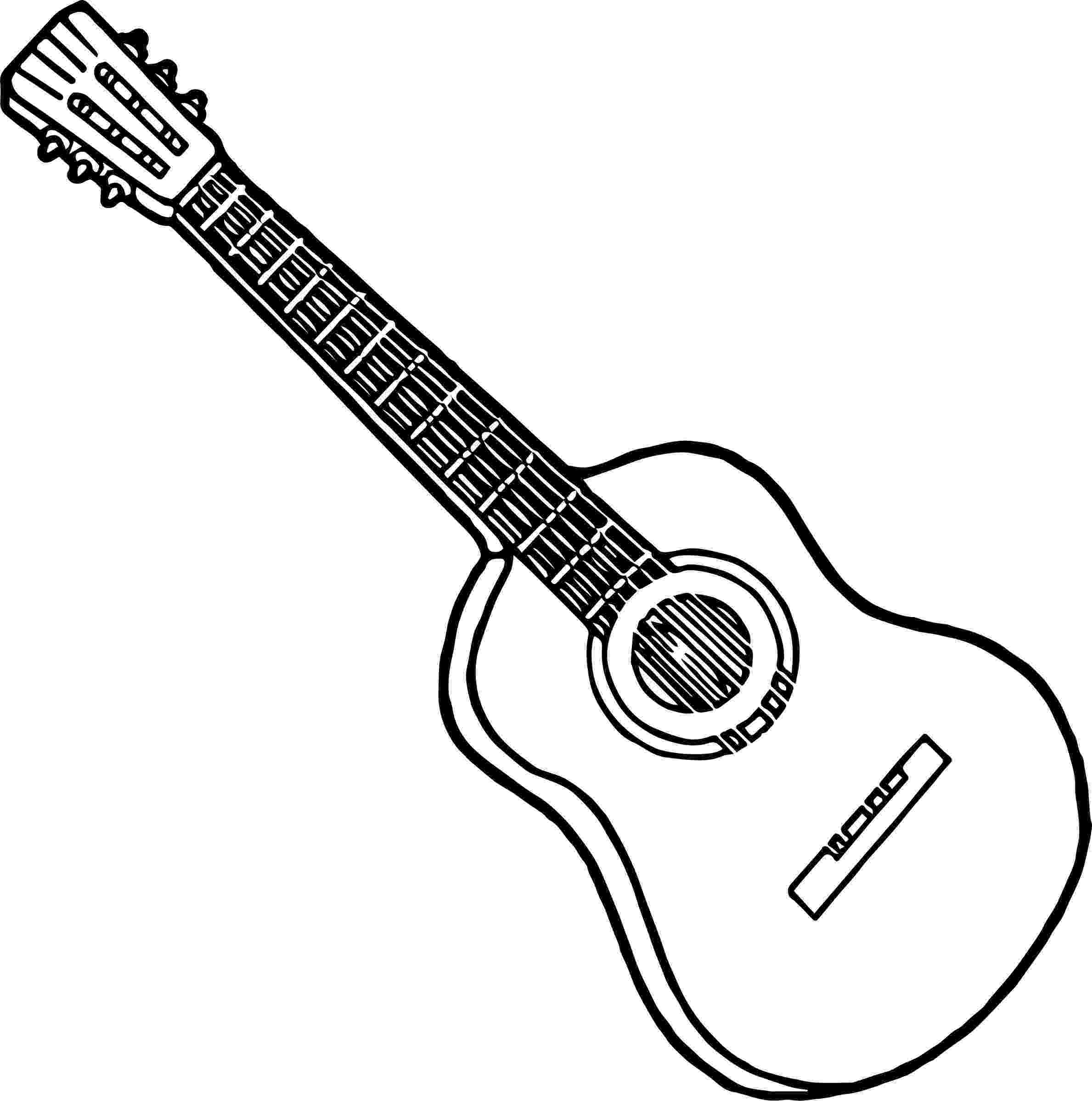 guitar coloring pages spanish guitar coloring pages download and print for free guitar coloring pages 