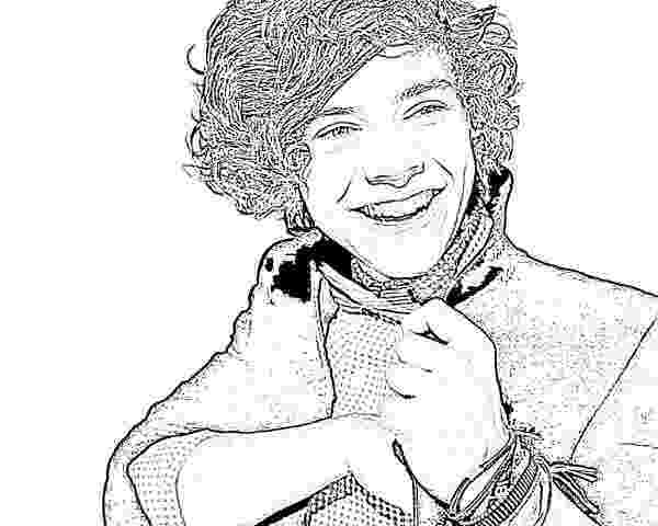 harry styles coloring page 10 printable one direction coloring pages 10 j 14 styles harry coloring page 