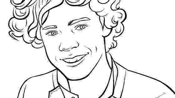 harry styles coloring page coloring pics of harry styles one direction coloring harry styles coloring page 
