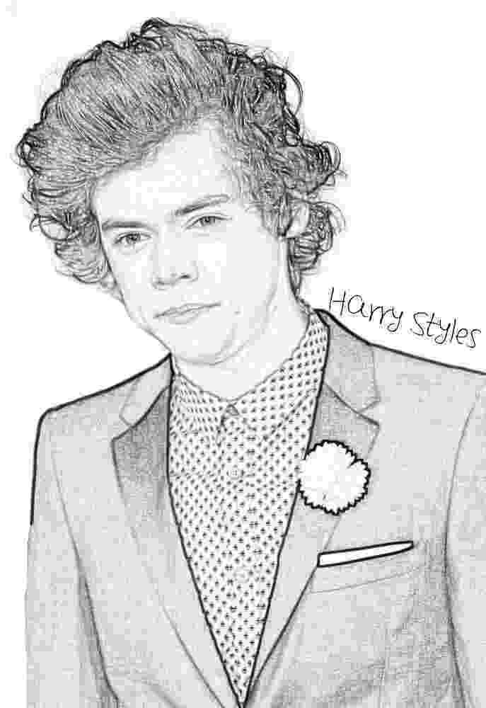 harry styles coloring page learn how to draw harry styles singers step by step page harry styles coloring 
