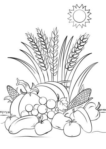 harvest pictures for kids autumn coloring pages fall harvest coloring pages for harvest pictures kids 