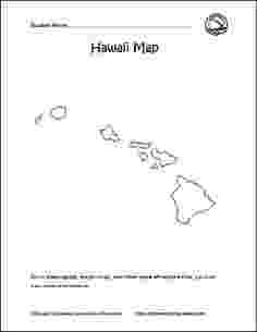 hawaii state map coloring page hawaii map worksheet coloring page free printable hawaii state coloring map page 