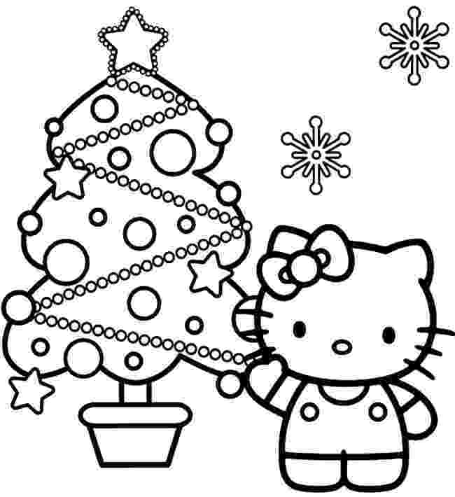 hello kitty christmas coloring sheets top 30 hello kitty coloring pages to print coloring hello christmas sheets kitty 