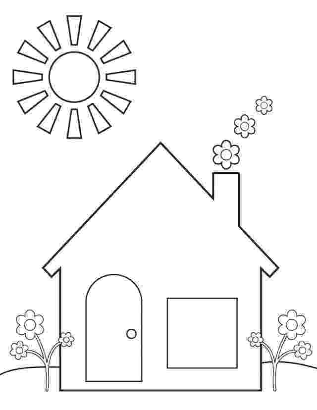 home coloring page free printable house coloring pages for kids page coloring home 