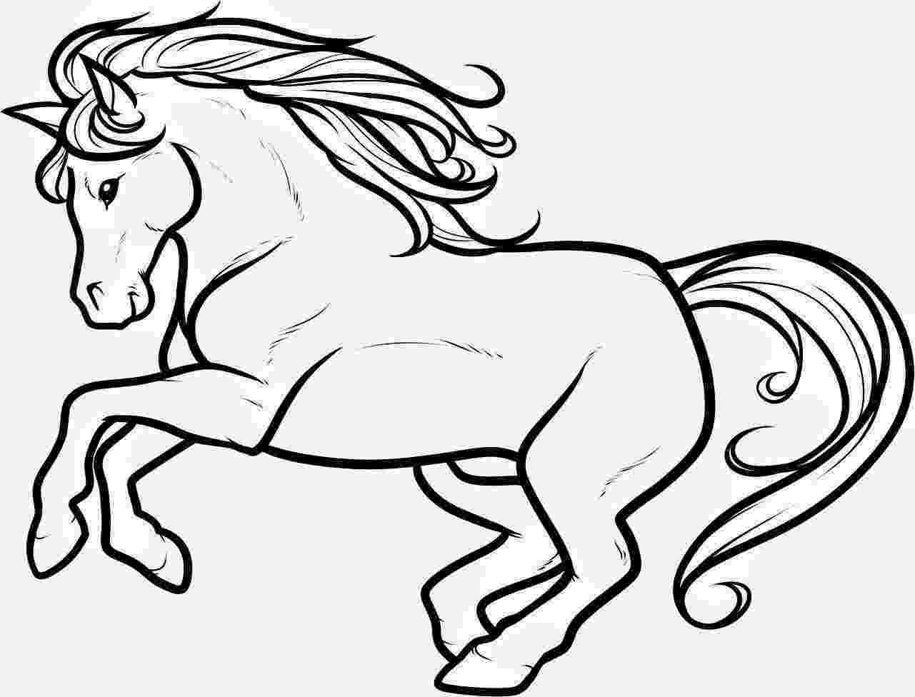 horse color pictures mare and foal coloring pages hellokidscom pictures color horse 