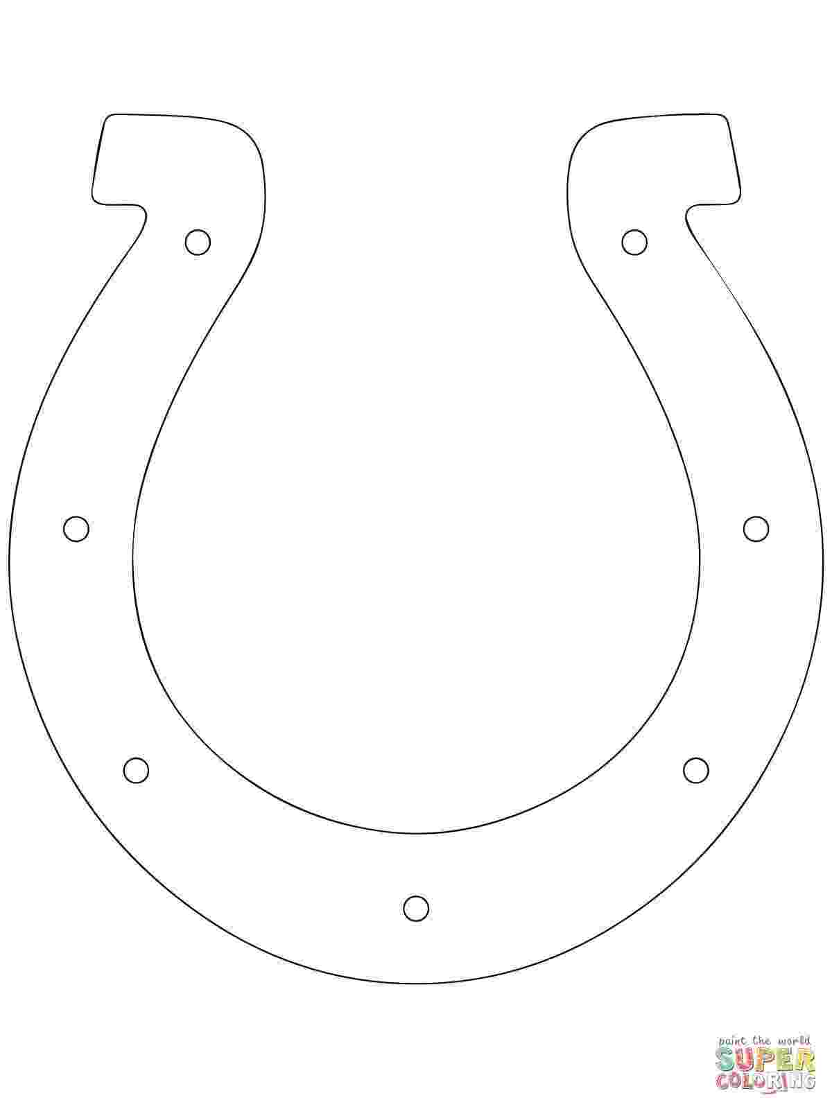 horseshoe printable horseshoe coloring page printable horseshoe 