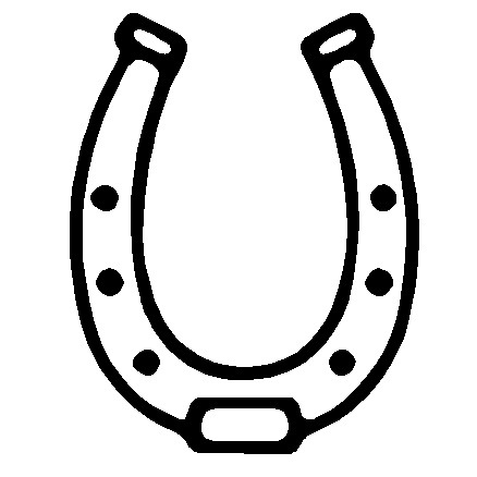 horseshoe printable template horseshoe coloring page printable template horseshoe 