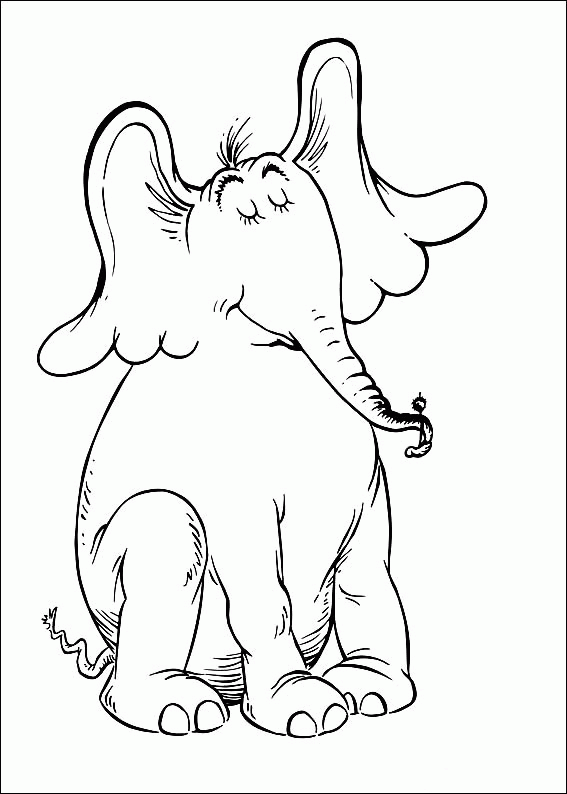 horton hears a who coloring pages spotted puffer fish horton hears a who a who horton hears pages coloring 