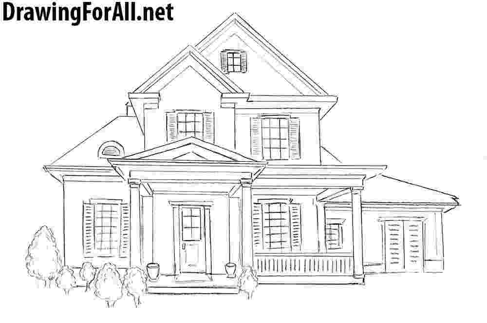 how to sketch a house how to draw a house lesson no1 of 10 course with eli how to sketch house a 