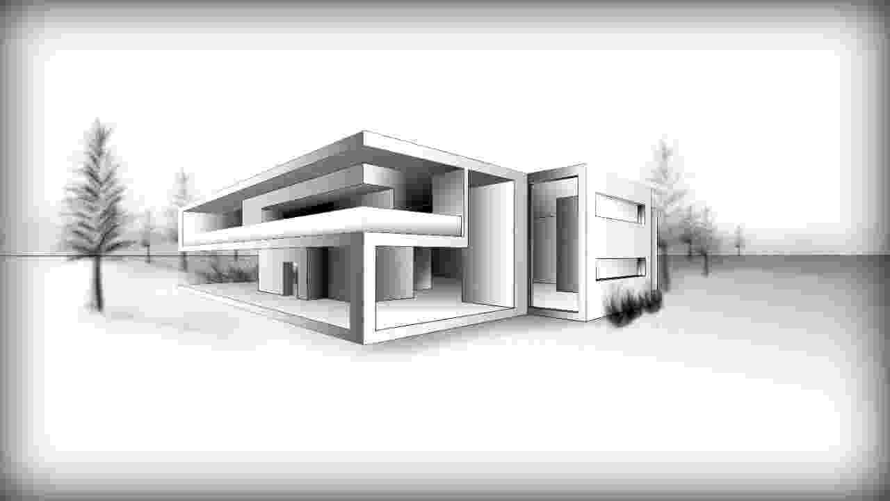 how to sketch a house modern home architecture sketches joigoo all about the how sketch a to house 