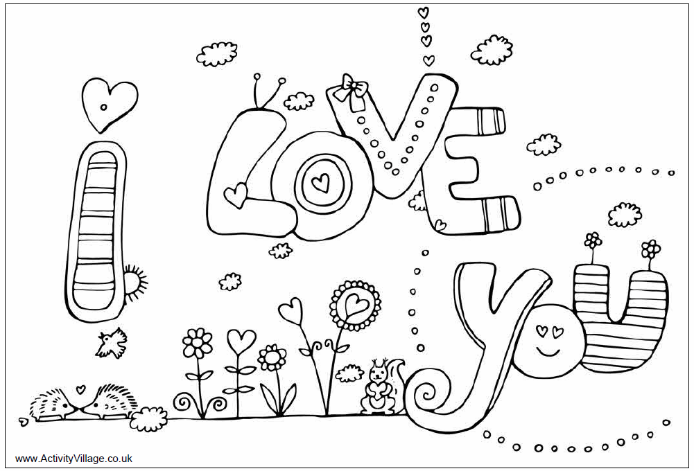 i love you coloring pictures i love you grandma coloring pages at getcoloringscom coloring love pictures you i 