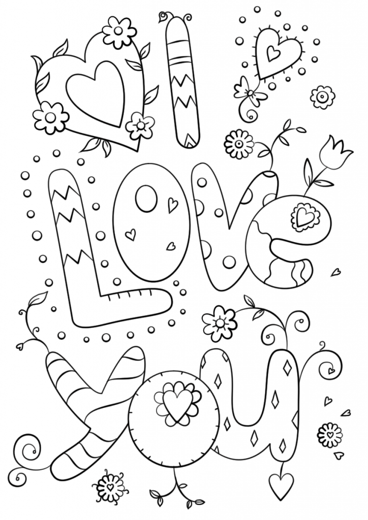 i love you coloring pictures love coloring pages best coloring pages for kids you pictures i coloring love 