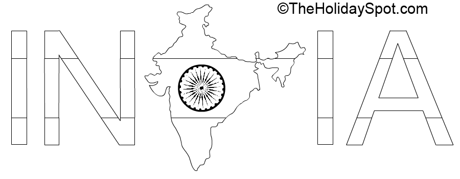 indian flag picture for colouring blank flag of india for coloring indian flag indian picture indian flag for colouring 