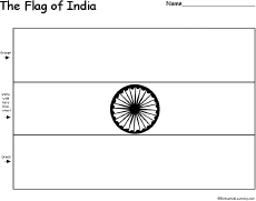 indian flag picture for colouring india enchantedlearningcom picture for indian flag colouring 
