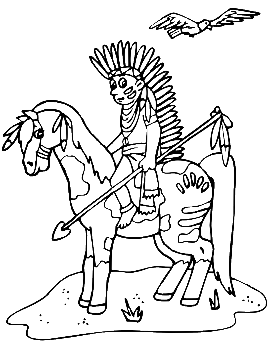 indian pictures to color indian coloring pages coloringpages1001com indian color to pictures 