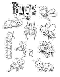 insect coloring pages preschool coloring pages bugs funnycrafts preschool insect coloring pages 