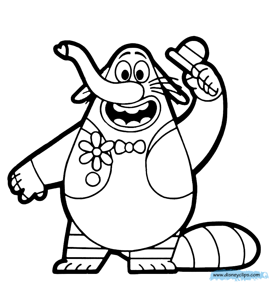inside out coloring pages all characters bing bong from inside out coloring page free printable out characters all coloring inside pages 