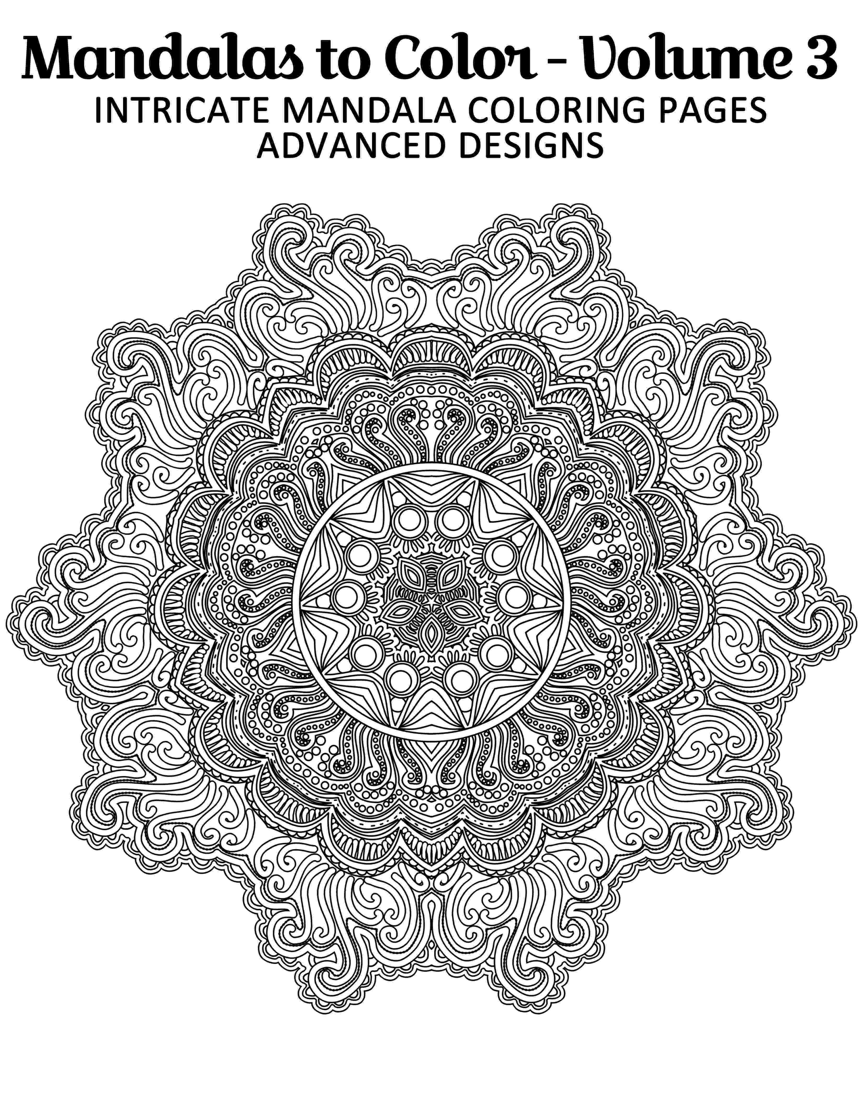 intricate designs to color intricate mandala design to color art therapy mandala intricate to designs color 