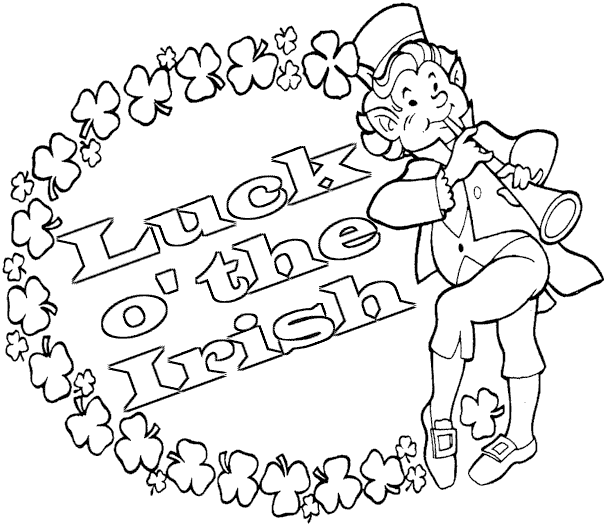 irish colouring luck of the irish coloring page coloring book irish colouring 