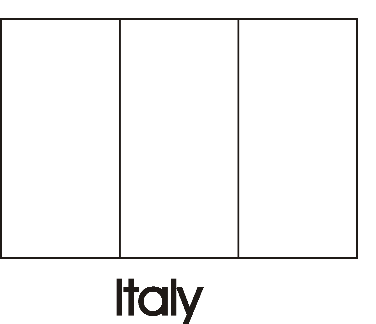 italian flag template italian flag world thinking day coloring pages pinterest flag template italian 