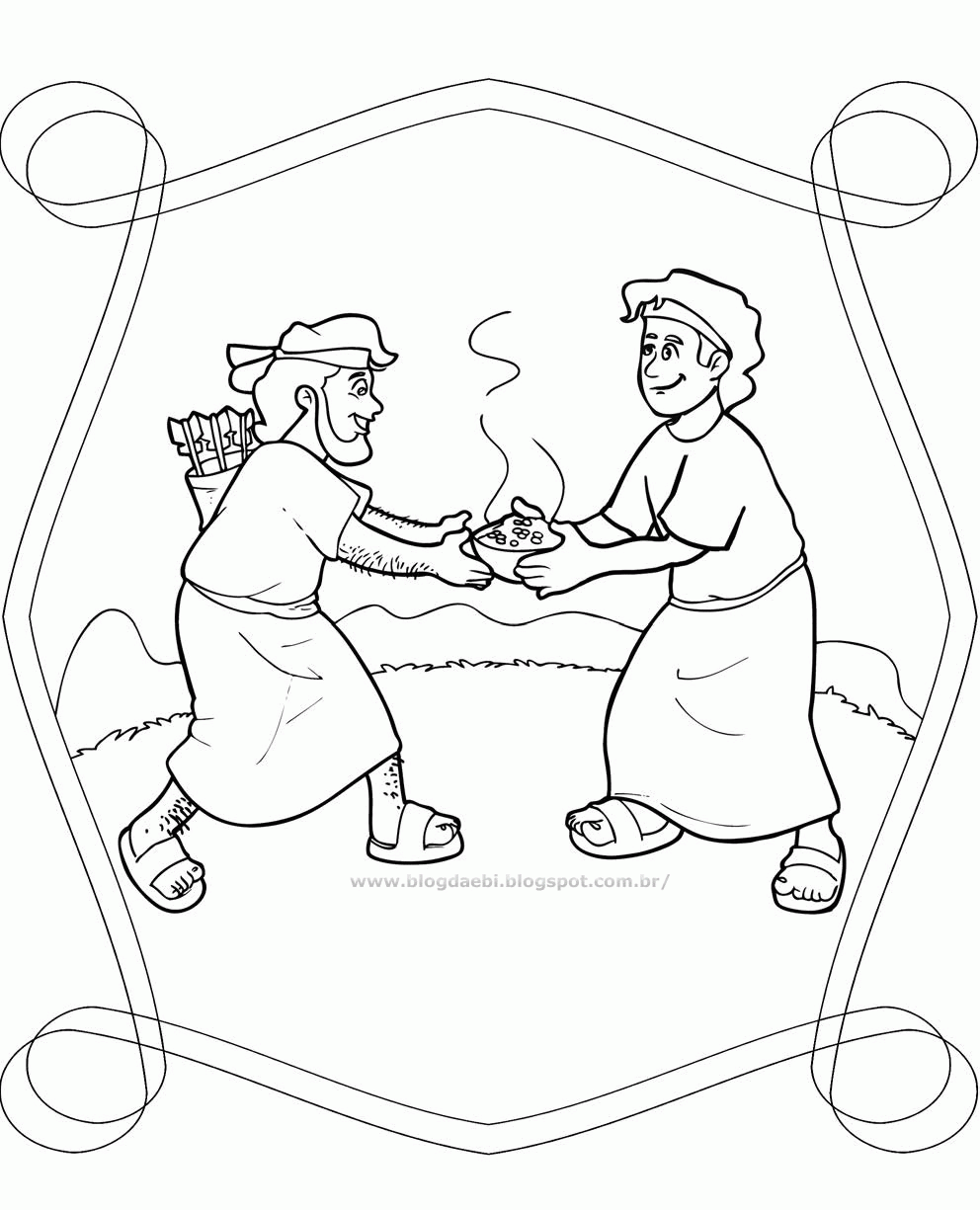 jacob and esau coloring pages 17 best images about bible story jacob and esau on esau and coloring pages jacob 