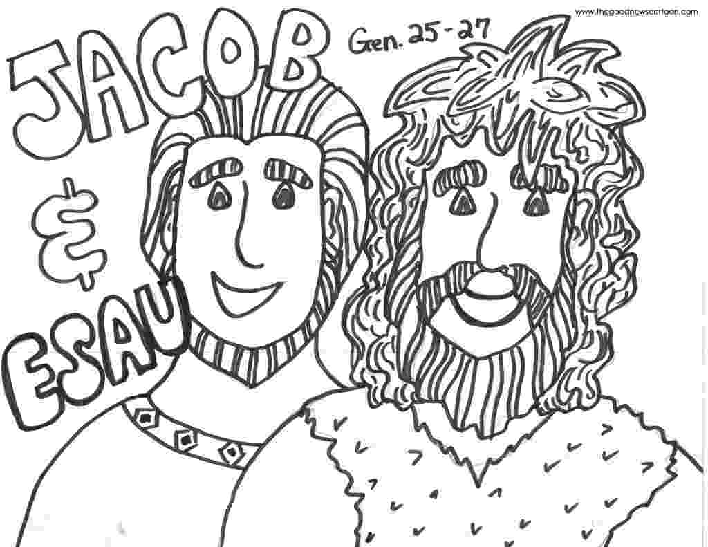 jacob and esau coloring pages isaac give his blessing to jacob in jacob and esau and esau coloring pages jacob 