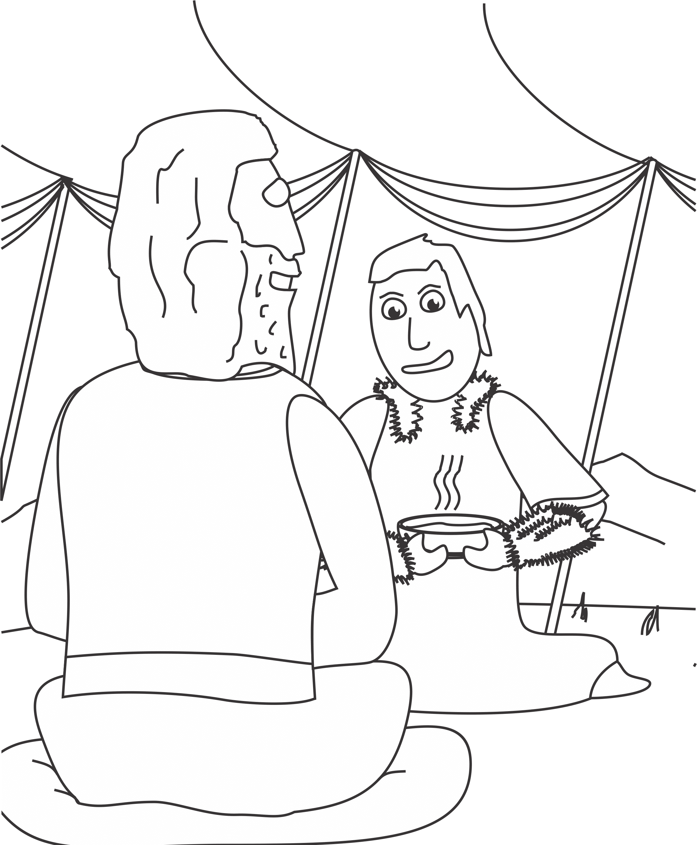 jacob and esau coloring pages jacob and esau printable coloring pages esau and pages coloring jacob 