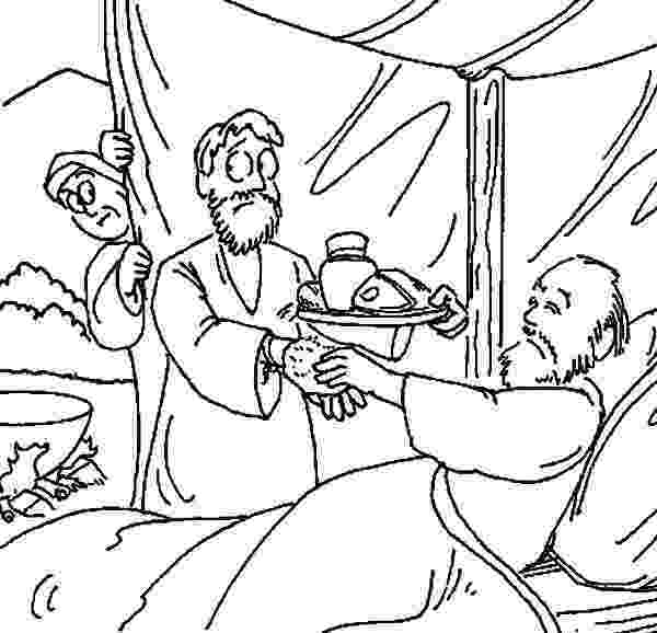 jacob and esau coloring pages jacob and his brother esau coloring sheet wesleyan kids coloring esau jacob and pages 