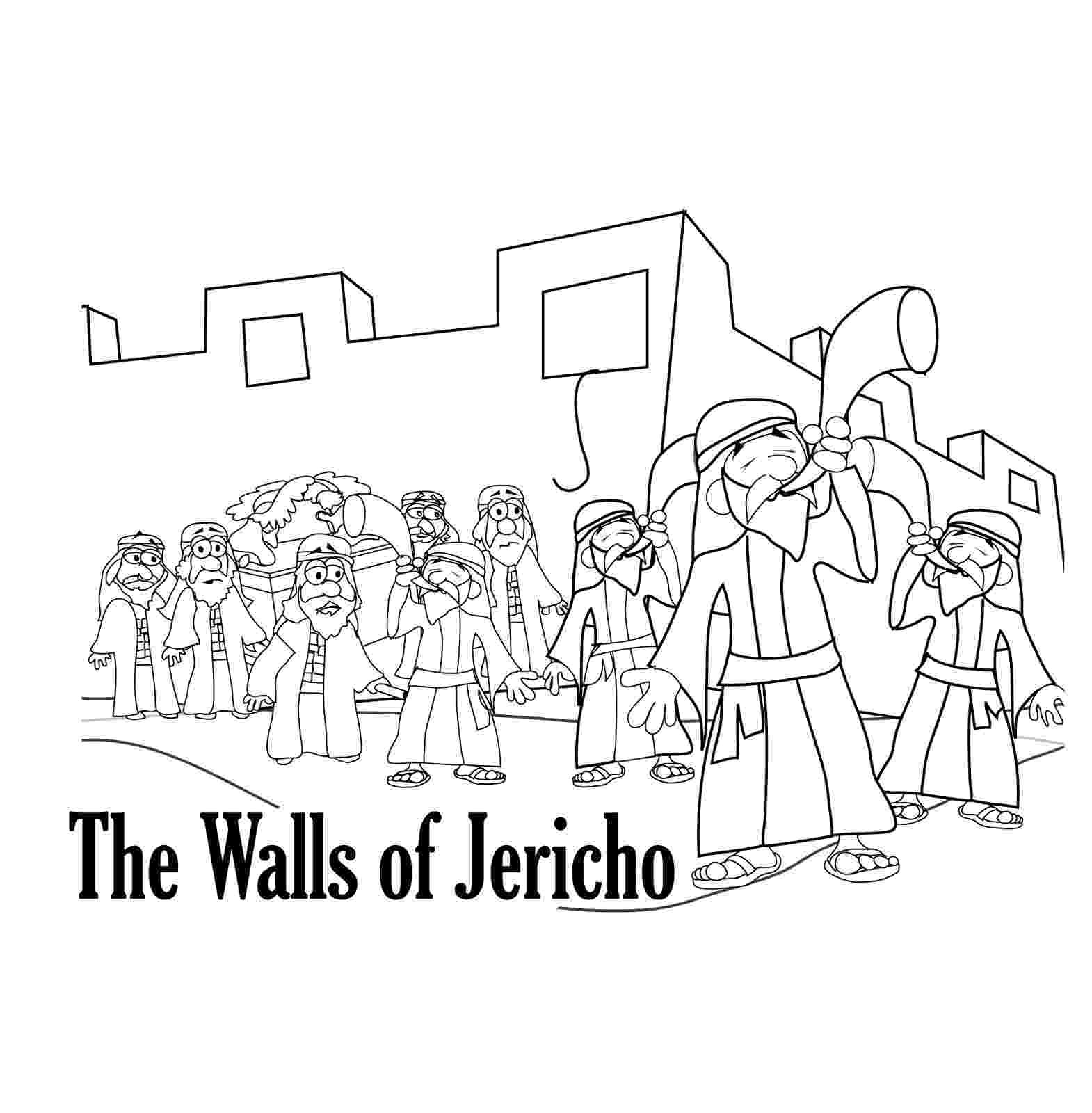 jericho walls coloring page jericho coloring playtime build walls with blocks march jericho walls coloring page 