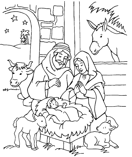 jesus in a manger coloring page jesus is born in a manger in nativity coloring page page jesus manger coloring a in 