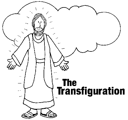jesus transfiguration coloring page back transfiguration of jesus page 1 transfiguration of transfiguration coloring jesus page 