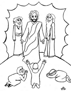 jesus transfiguration coloring page transfiguration of jesus coloring pages page coloring jesus transfiguration 