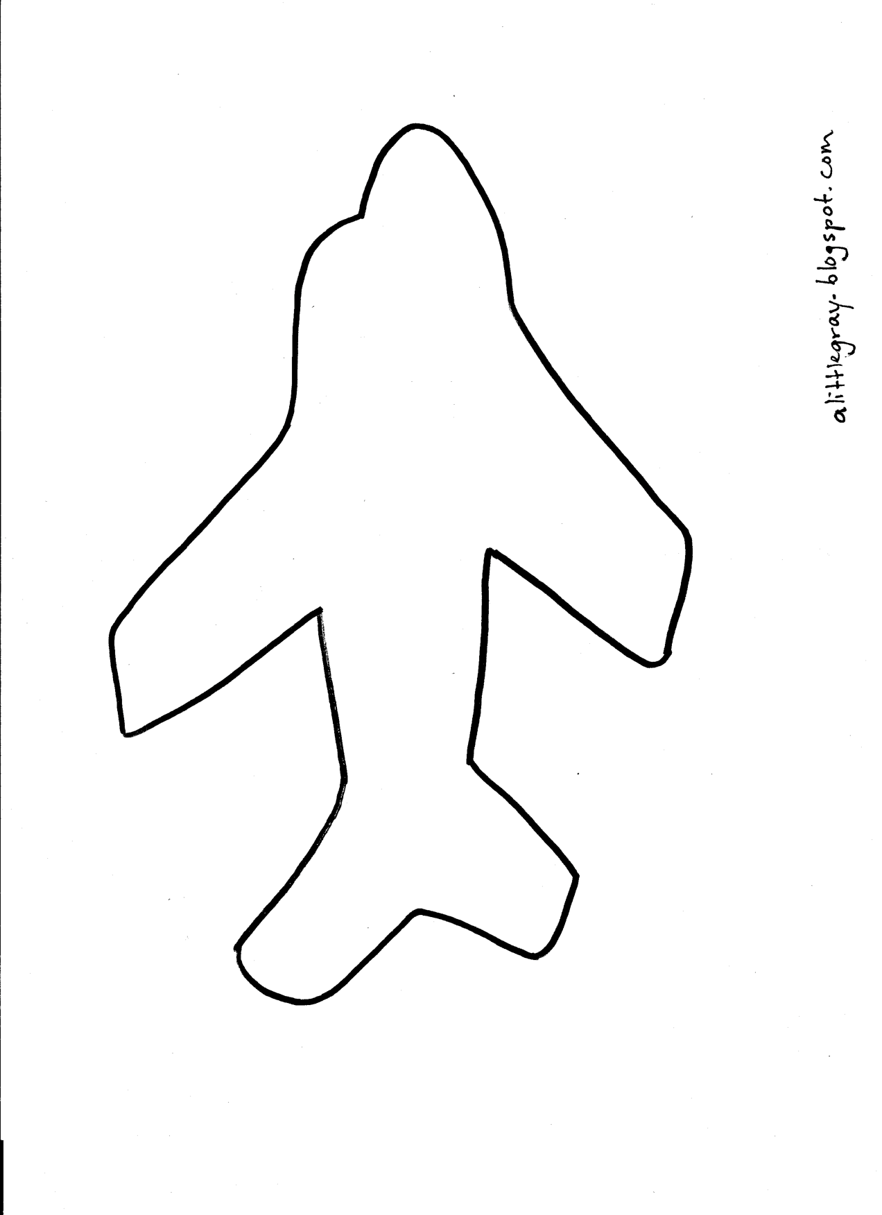 jet plane template free printable airplane stencils h m coloring pages template plane jet 
