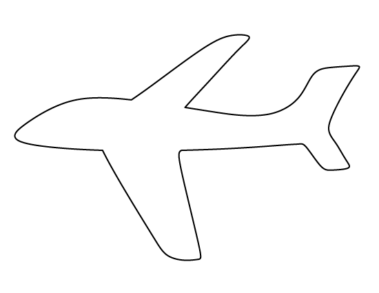 jet plane template printable jet template jet template plane 